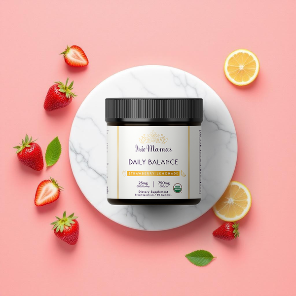 Daily Balance | Organic Strawberry Lemonade Gummy,  25mg Broad Spectrum Premium CBD