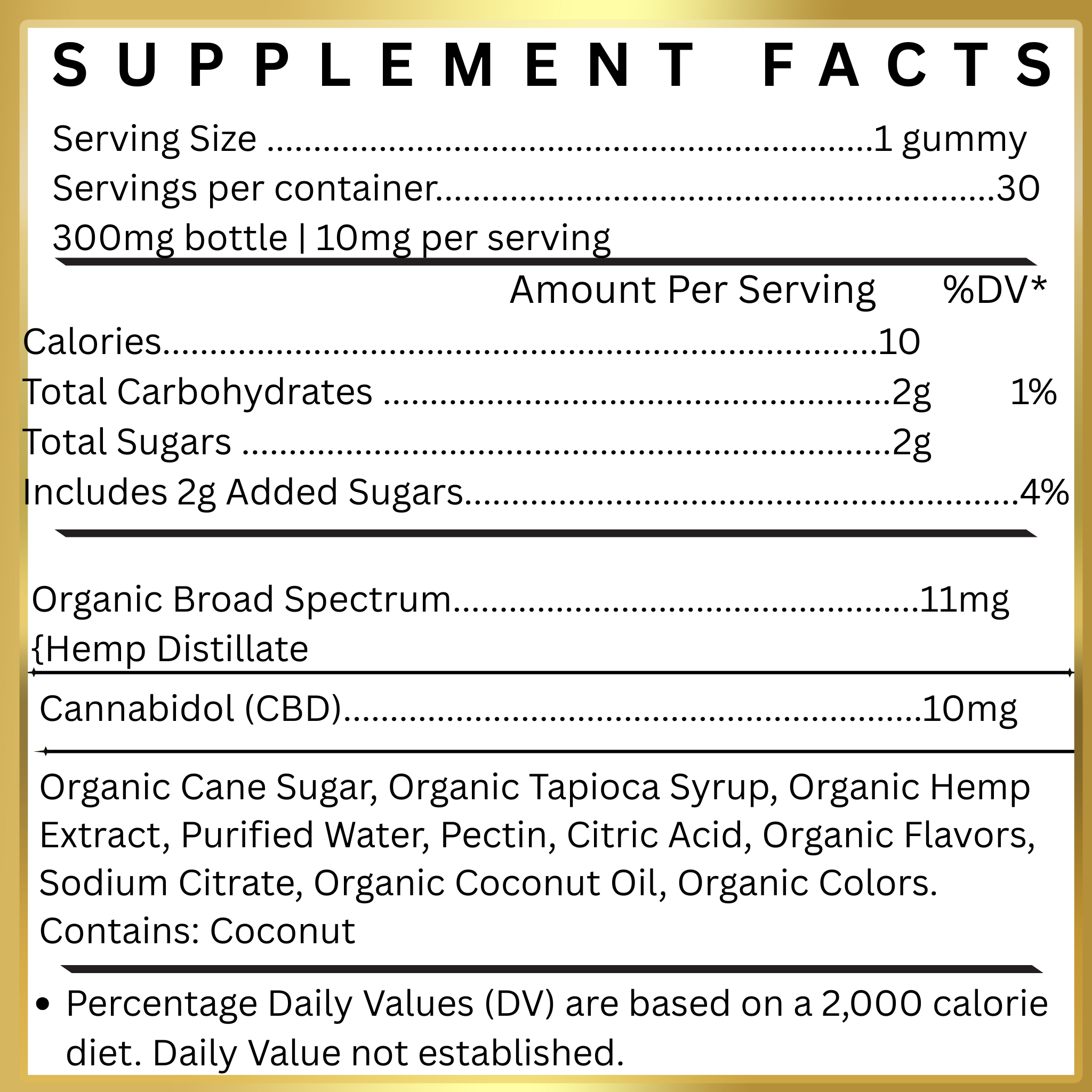 Daily Balance | Organic Strawberry Lemonade Gummy,  25mg Broad Spectrum Premium CBD