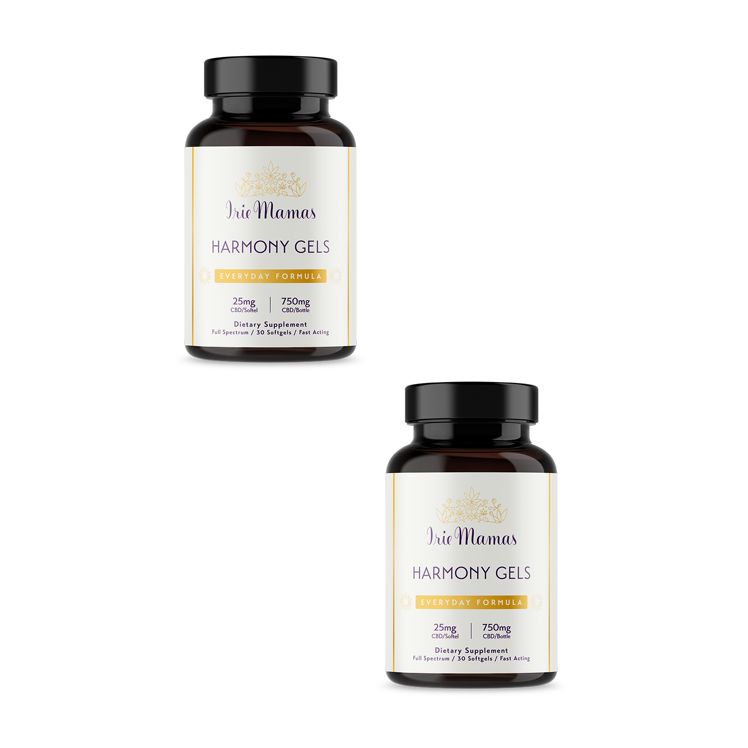 25mg Full Spectrum CBD Softgels - Harmony Gels