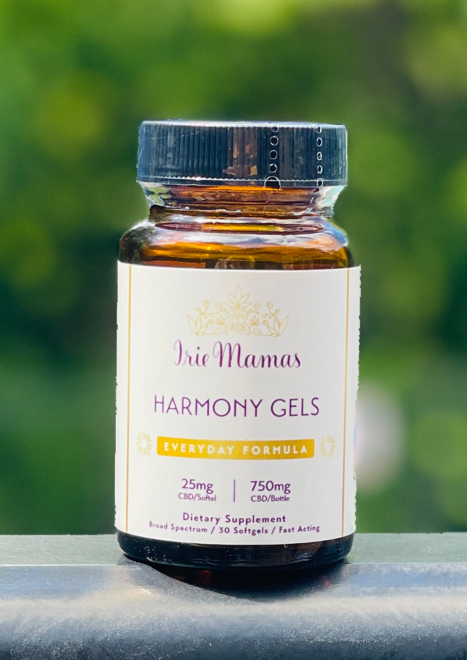 25mg Broad Spectrum CBD Harmony Gels Capsules