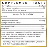 Blissful Sleep Softgels, 25mg Broad Spectrum Premium CBD