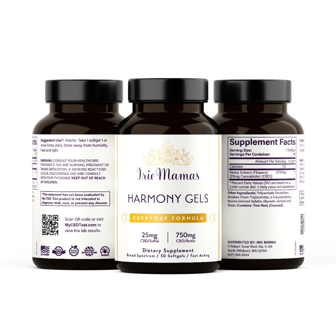 25mg Harmony Gels, Full Spectrum Premium CBD