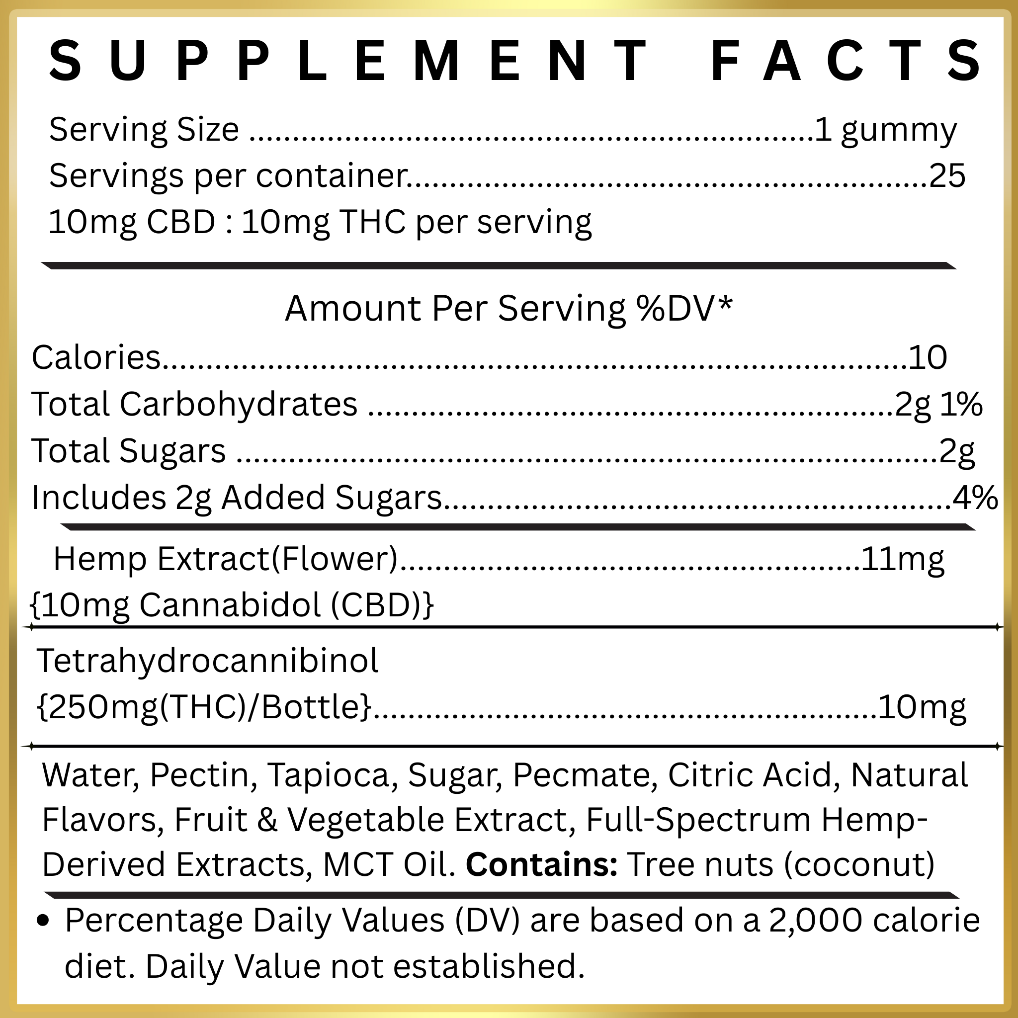 Elevate | Blackberry Lime  Gummy, 10mg THC + 10mg Premium CBD