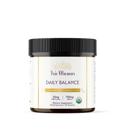 Daily Balance CBD Gummies - Organic Strawberry Lemonade