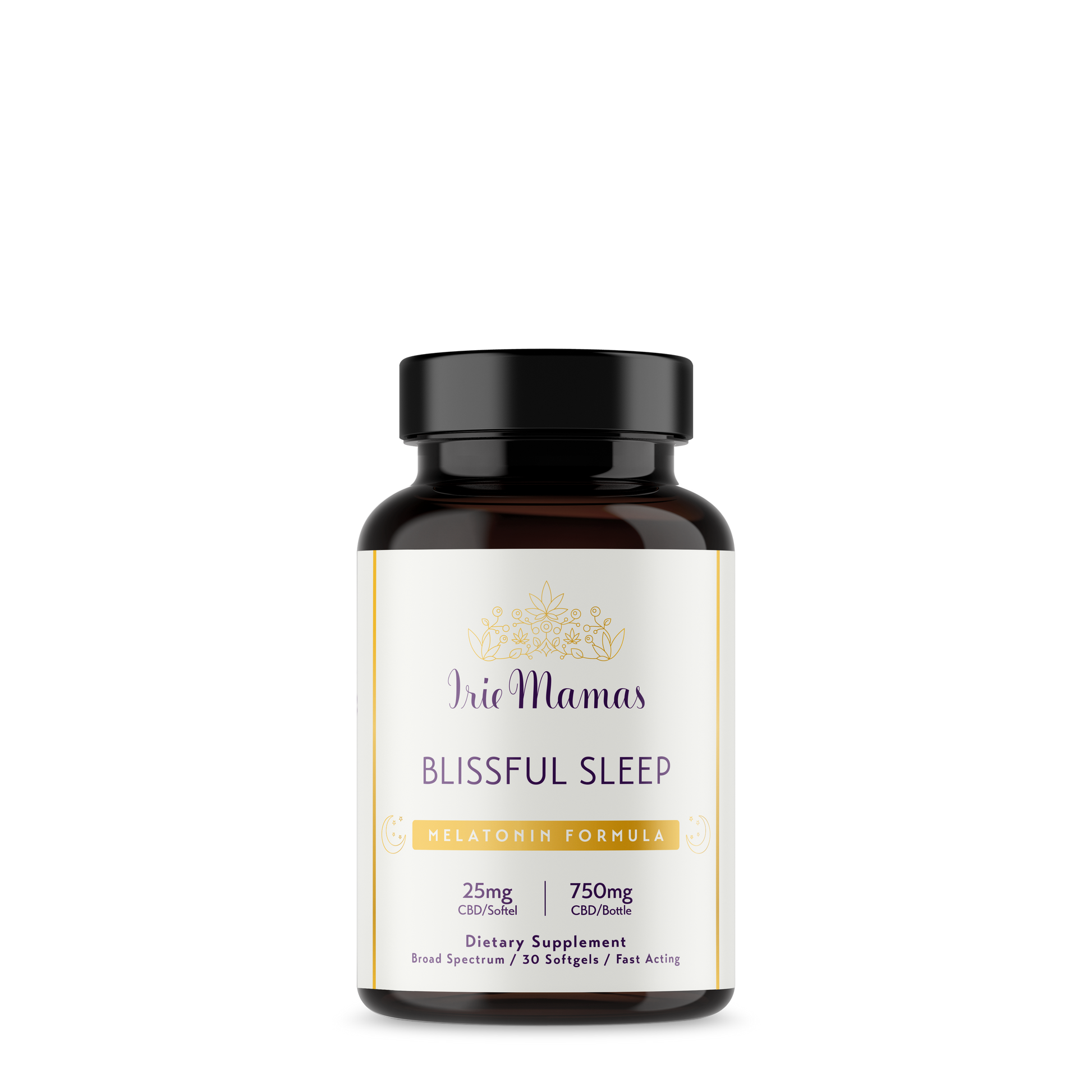 Blissful Sleep Softgels - 25mg Broad Spectrum CBD