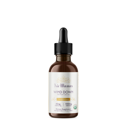 Organic Wind Down Tropical CBD Tincture - 1350mg CBD