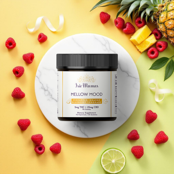 Mellow Mood | Beach Buzz Gummies, 5mg THC + 25mg Premium CBD