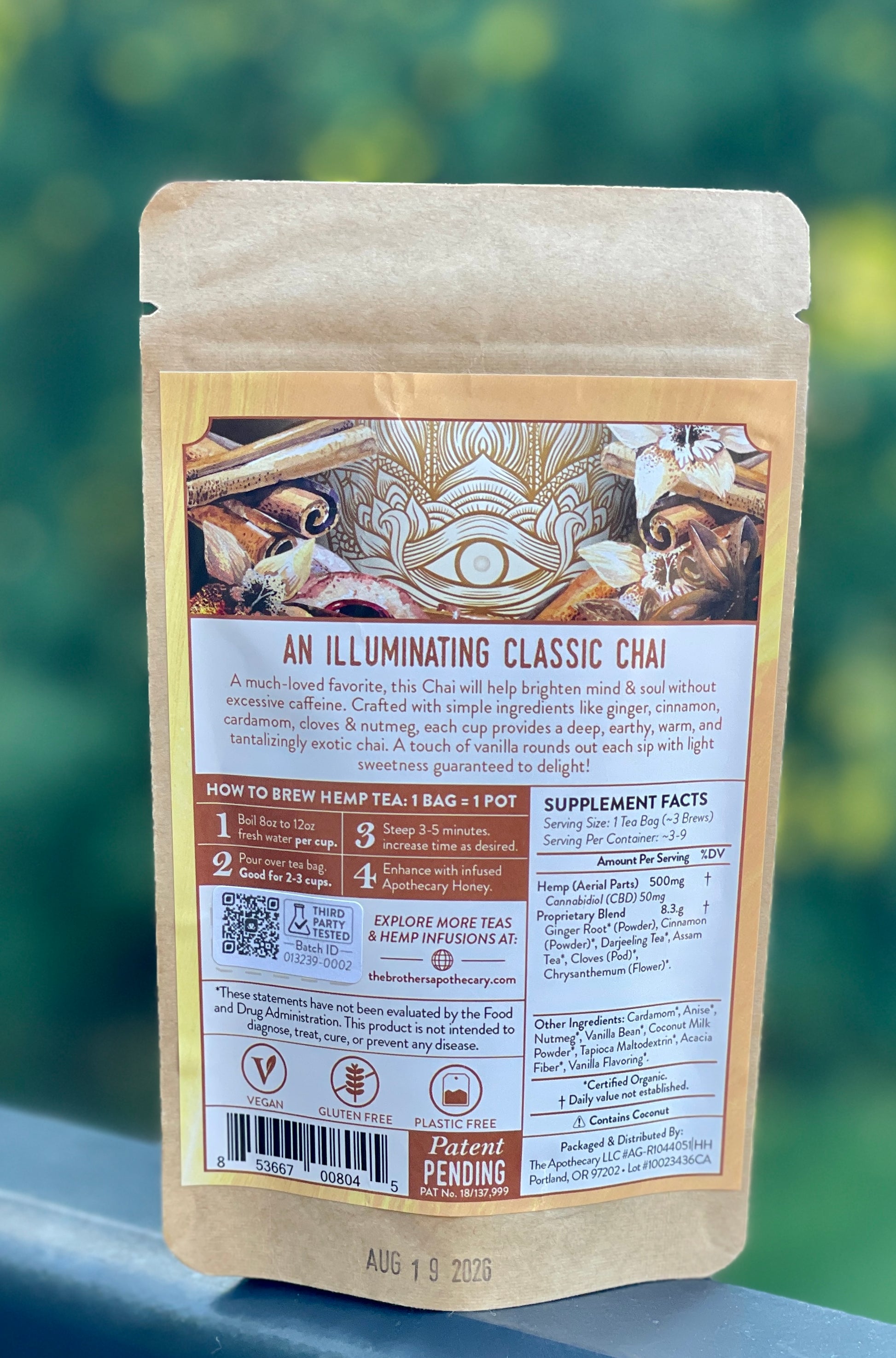 Chai Awakening CBD Tea - Full Spectrum Herbal Blend