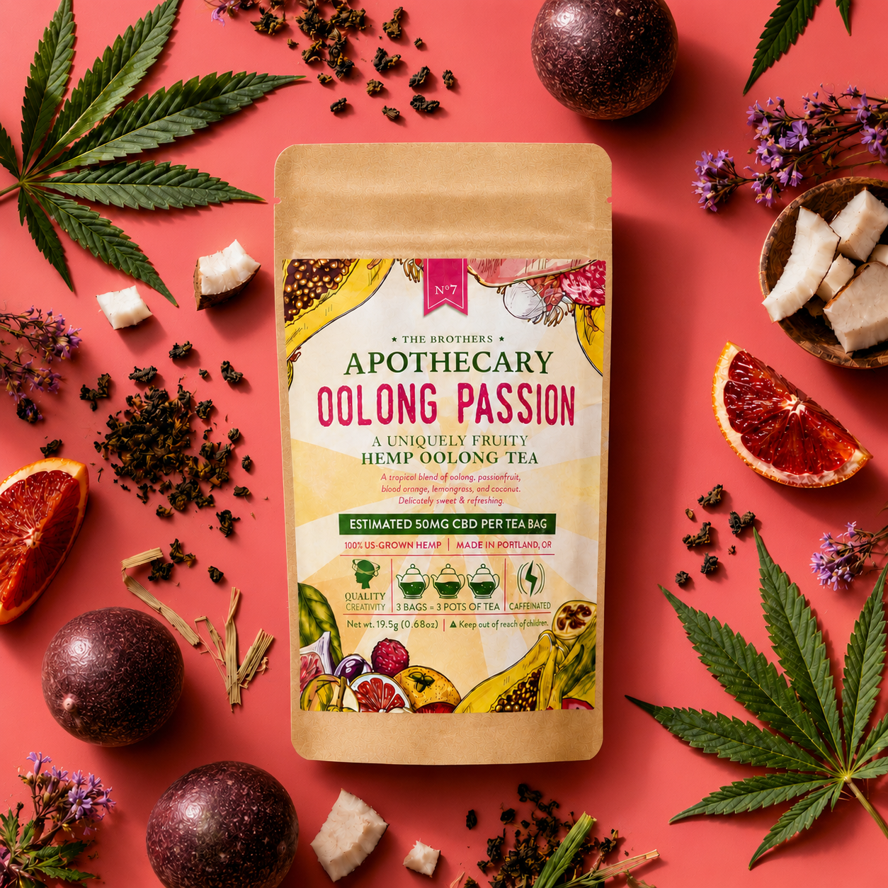 Oolong Passion CBD Tea