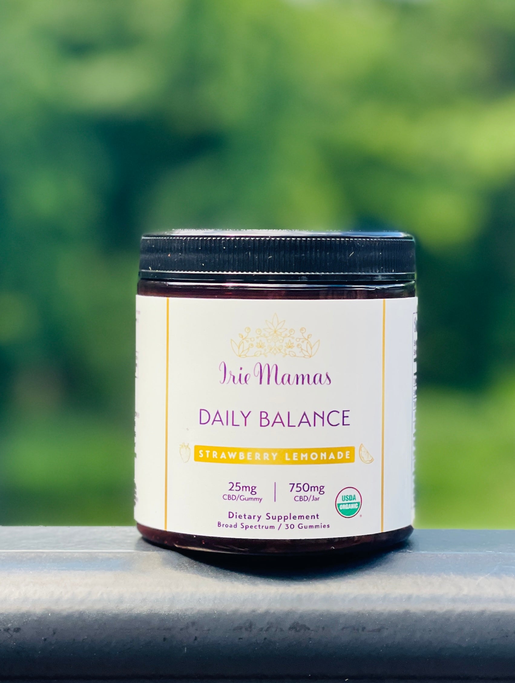 Daily Balance CBD Gummies - Organic Strawberry Lemonade