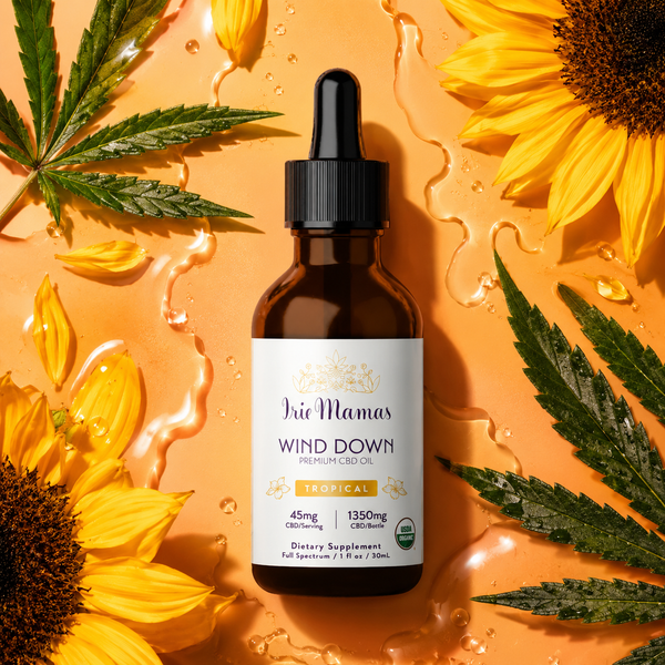 Organic Wind Down Tincture | Tropical Flavor, 1350mg Premium CBD
